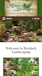 Mobile Screenshot of hemlocklandscape.com